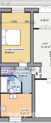 г Феодосия, ул Челнокова. Продается 1 комнатная квартира общей площадью  35 кв.м. Квартира находиться на 1 этаже 5... - 1