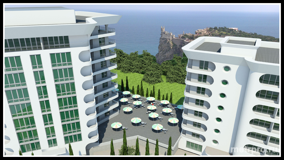 Жилой комплекс «Ласточкино» - все преимущества жилья премиум класса.    Расстояние до моря и пляжей 400 метров,... - 7