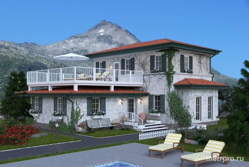 Вашему вниманию предлагается шикарный новый дом в стиле северной Италии с великолепным видом на море и горы! Участок...