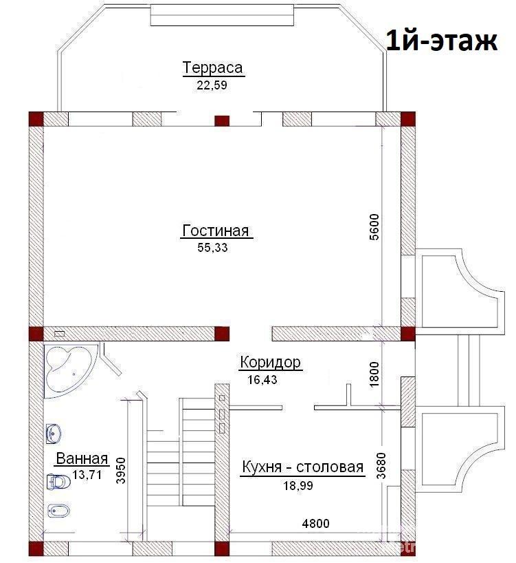 Продажа дома в Севастополе,  3 этажа общей площадью 427 м2 на участке 4.43 сотки. В Севастополе на прибрежной полосе... - 18