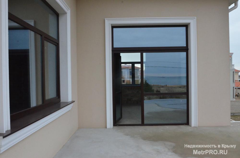 Продается новый дом с видом на море в коттеджном поселке в Севастополе.  Дом 2-х этажный, без внутренней отделки, с... - 19