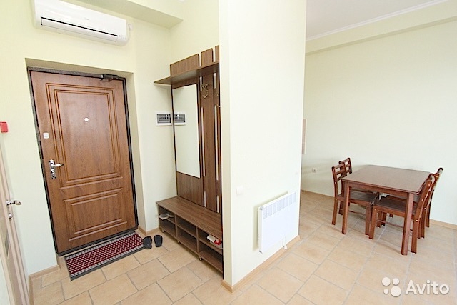 Одна просторная комната с панорамным окном и выходом на балкон, отдельный санузел (туалет+душ+умывальник), выделенная... - 6