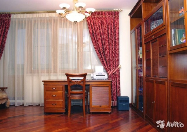 квартира класса ЛЮКС  кухня плавно переходит в гостиную, спальная комната и кабинет с лоджией - 8