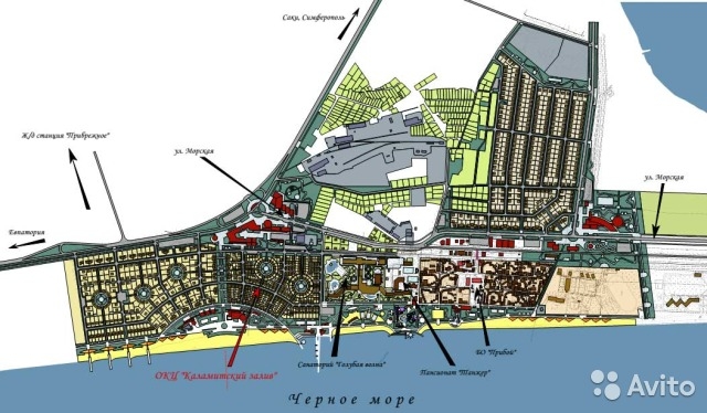 Инвестиции в недвижимость на западном берегу  Черного моря в оздоровительно-курортный центр «Каламитский залив»...