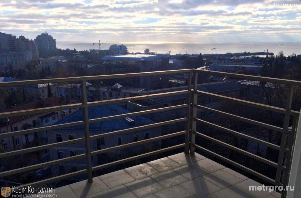 Продается 1 комнатная квартира в центре Ялты, квартира студия, без отделки. Большой балкон с видом на море, находится... - 5