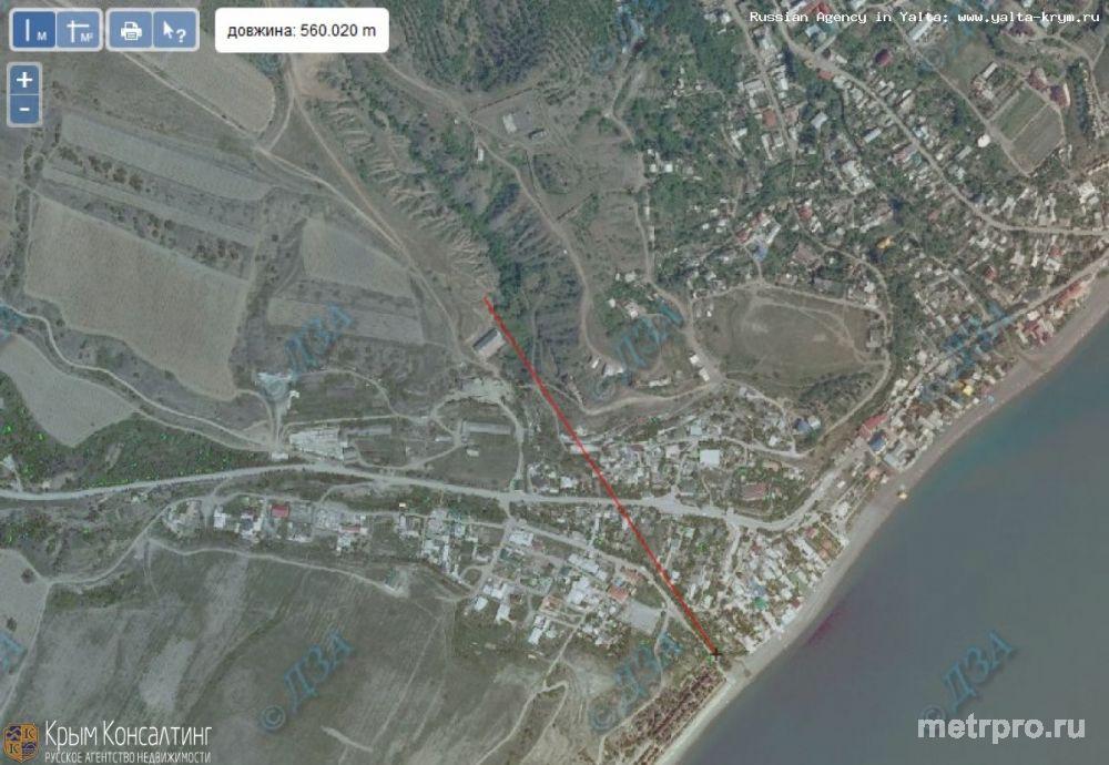 Продажа / Земельные участки, АЛУШТА, 125 000 $ Продается участок в Крыму, г. Алушта, село Солнечногорское, 25 соток, ИЖС. До моря 550 метров, прямой спуск к морю.... - 5