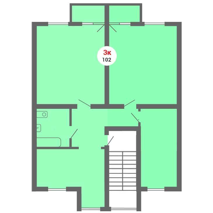 Жилой комплекс 'Багрия' состоит из нескольких отдельных корпусов. Квартира на первом этаже корпуса имеют отдельный... - 6