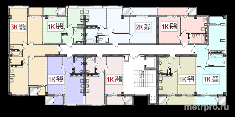 ЖК 'Престиж' - современный жилой комплекс, состоящий из 10-этажного 2-подъездного дома класса 'комфорт' на 144... - 6