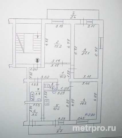 Продаётся 3-х комнатная квартира, между морем и камышами, прекрасный вид на море, до "Золотого пляжа" 350 м... - 1