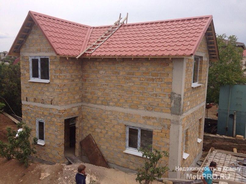 Продам дом новой постройки. 2спальни, кухня-столовая, гостинная, санузел, прихожая, лоджия.  Стены и крыша утеплены,... - 1