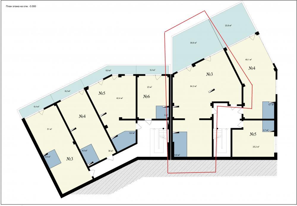 Продается большая видовая квартира в новом жилом комплексе Коста Мисхор. Светлая, уютная, с большой видовой террасой... - 1