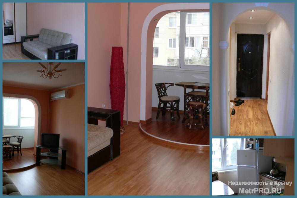 Уютная 1 комнатная квартира в хорошем состоянии 33 кв.м в самом центе города Ялта.  Квартира продается с мебелью и...