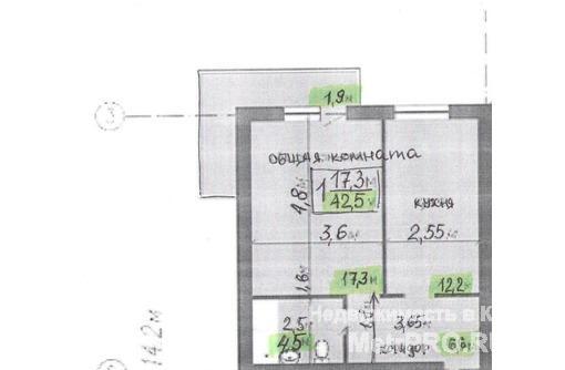 В 5 минутах ходьбы от пляжа 'Голубая бухта'и музейного комплекса 'Бронебашенная батарея-35' продается новая квартира...