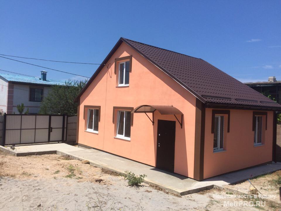 Новый двухэтажный дом 2018 года постройки, в городе Севастополь, Фиолент СТ 'Автомобилист'. Дом с полной наружной и...
