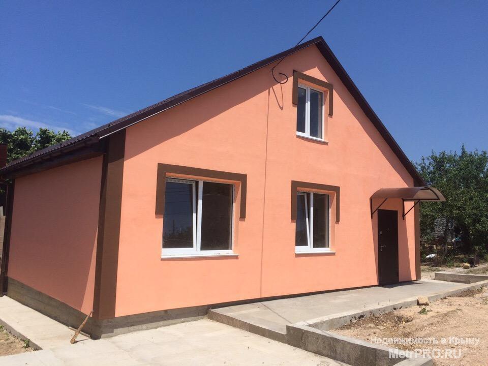 Новый двухэтажный дом 2018 года постройки, в городе Севастополь, Фиолент СТ 'Автомобилист'. Дом с полной наружной и... - 2