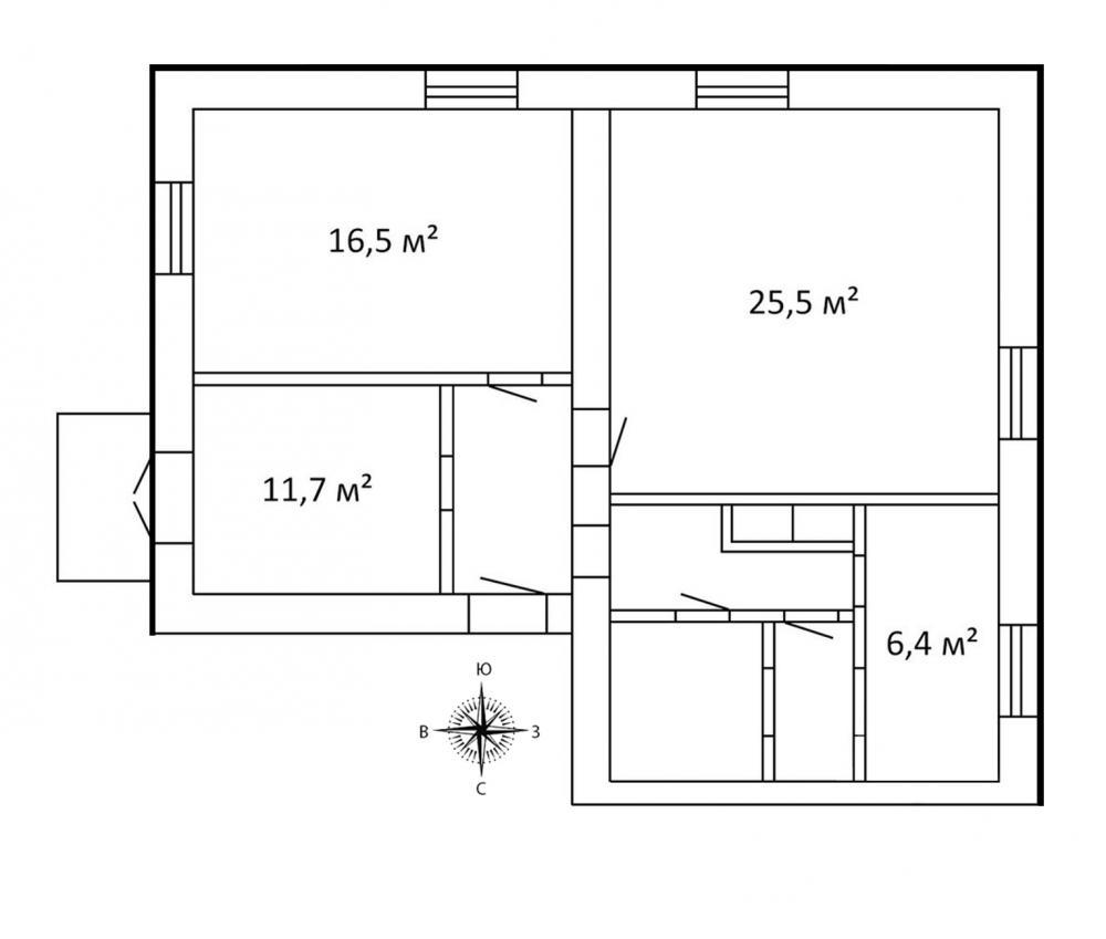 В «сталинском» доме от СОБСТВЕННИКА продается светлая, просторная 3-комнатная квартира 74 м² на 2 этаже 3-этажного... - 15