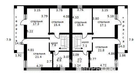 2-этажный дом 306 м² (кирпич) на участке 6 сот  Адрес: г. Севастополь, бухта Казачья, СТ Пилот  Дом построен на 2... - 4
