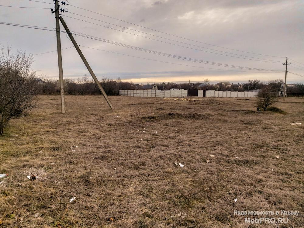 Продаётся  земельный участок в Симферопольском районе недалеко от трассы Таврида - участок в пригороде Симферополя в... - 7