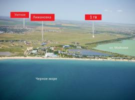 Продается участок 1 га 1 км от с. Уютное, госакт для ведения ЛПХ...